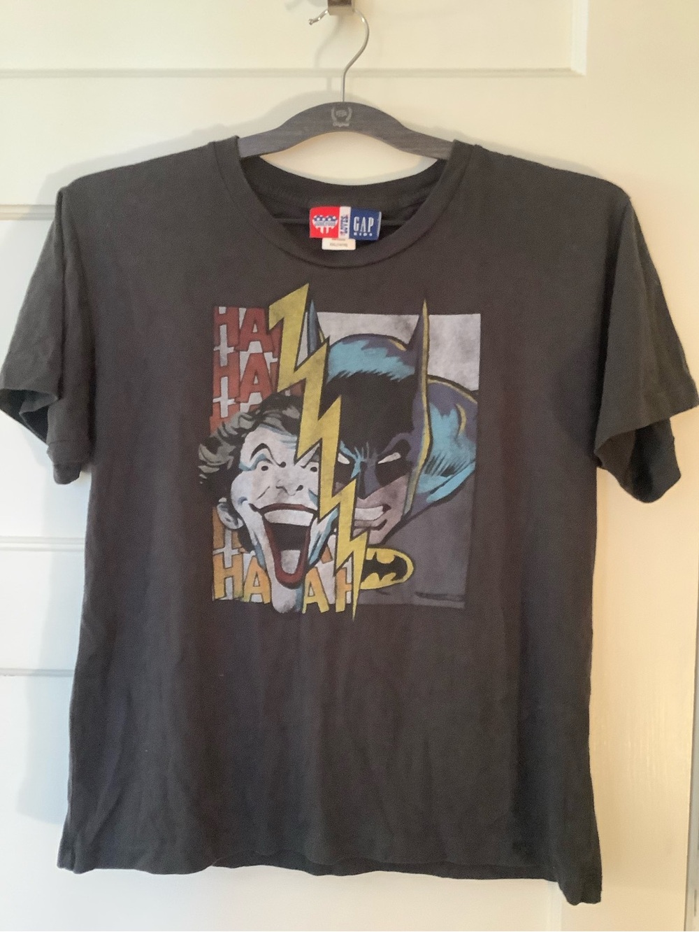 Vintage Batman & The Joker DC Comics Junk Food T-shirt, Kids XXL (14-16)